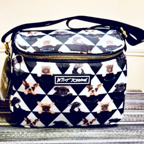 Betsey Johnson Handbags - BETSEY JOHNSON French Bulldog lunch tote!